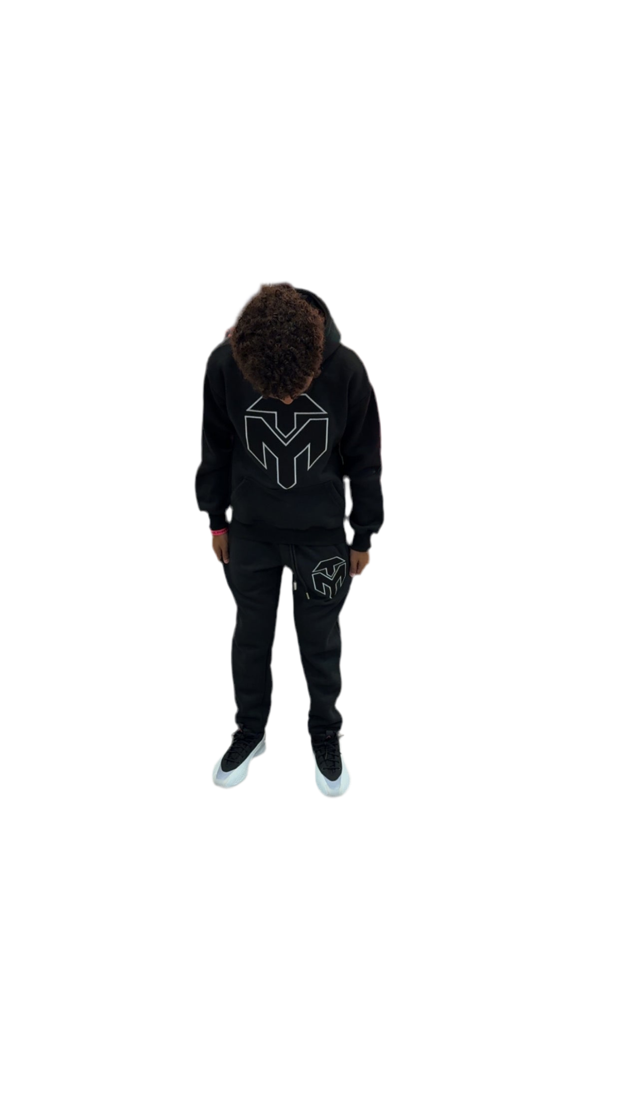 Black and white tracksuit
