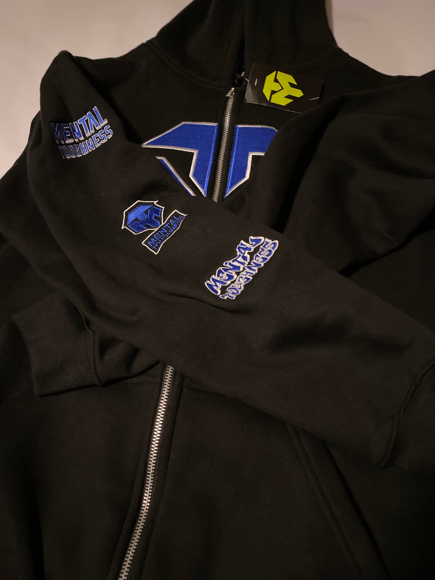 Blk and Blue zip up