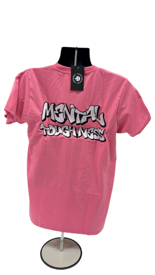Pink white logo/ graffiti
