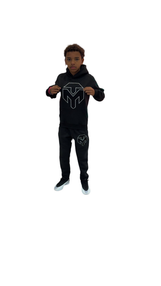 Black and white tracksuit