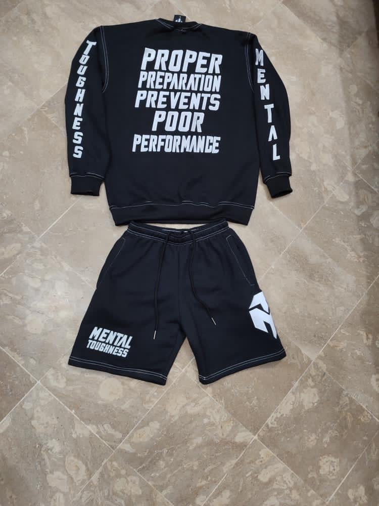 Crew neck short set