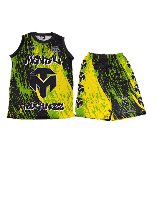 Mental Toughness green team jersey set